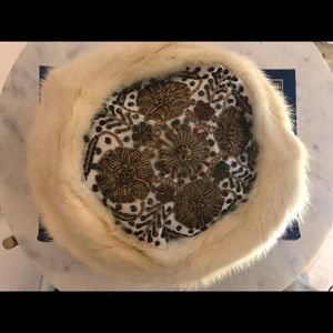 COPY - Vintage Beaded Fur Hat